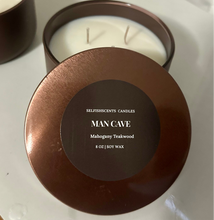 Load image into Gallery viewer, Mahogany Teakwood soy candle
