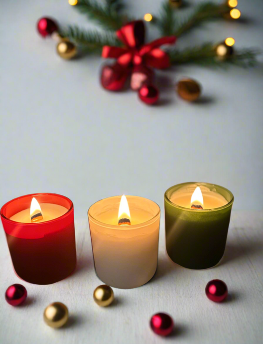 Holiday scented candles