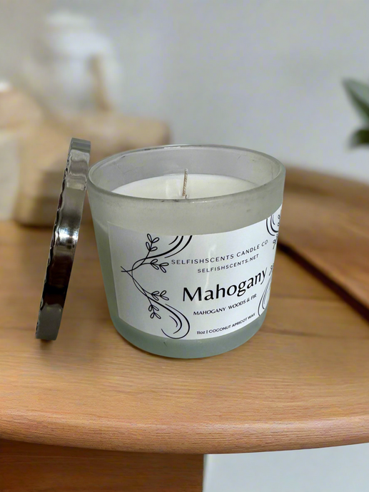 Mahogany and Teakwood candle