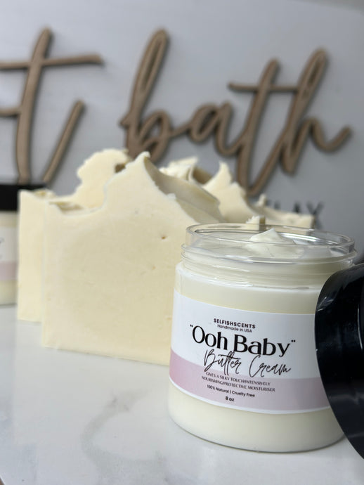 baby powder scented body cream